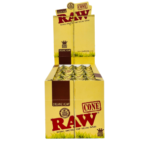 Raw Cone 1-1/4 Organic Hemp King 3pck 32ct