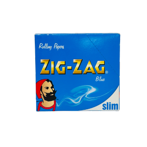 Zig Zag Blue Slim Rolling Papers 50ct