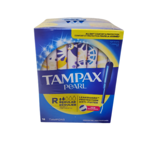 Tampax Pearl Regular 18 Tampons 3ct