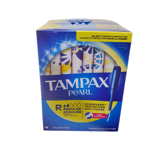 Tampax Pearl Regular 18 Tampons 3ct