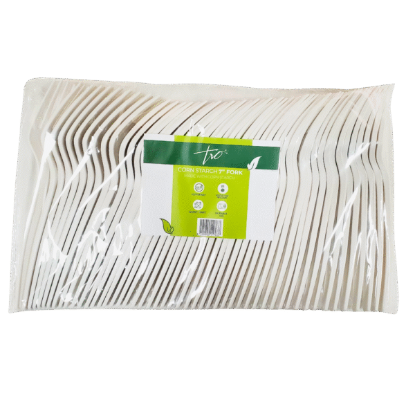 Tro Corn Starch 7" Forks 50ct