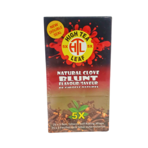 High Tea Natural Clove Blunt 5pck 25ct