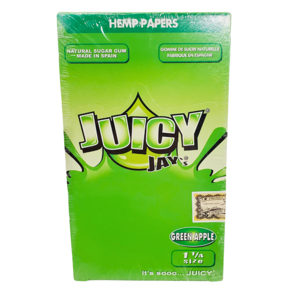 Juicy Jay Green Apple 32 leaves 1-1/4 Size 24ct
