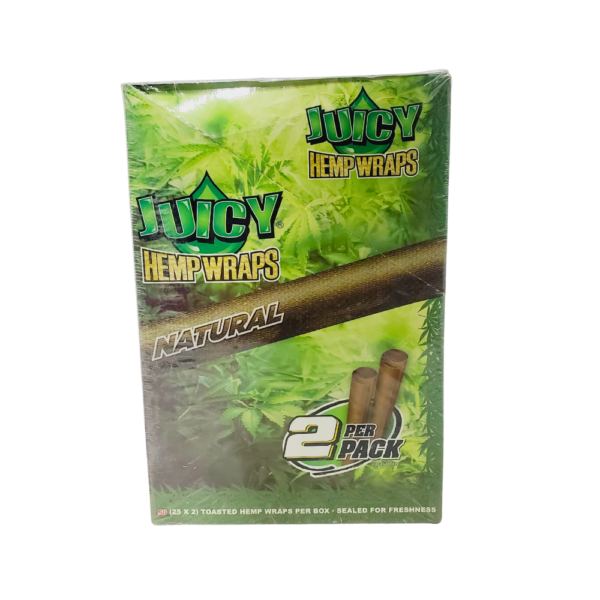 Juicy Hemp Wraps Natural 2 Pack 25ct