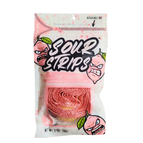 Sour Strips Pink Lemonade 96g
