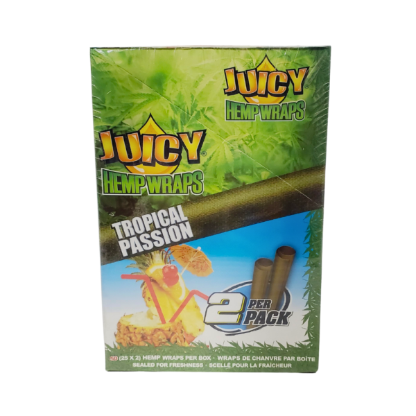 Juicy Hemp Wraps Tropical Passion 2 Pack 25ct