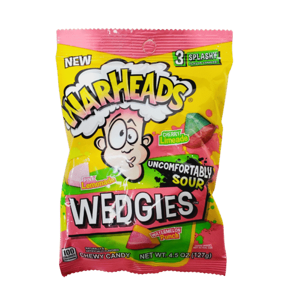 Warheads Uncomfortably Sour Wedgies 3splashy 127g
