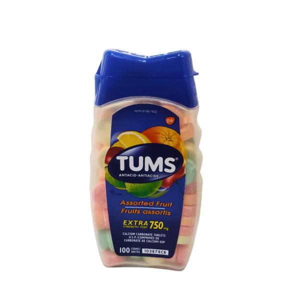 Tums Assorted Fruits 100ct