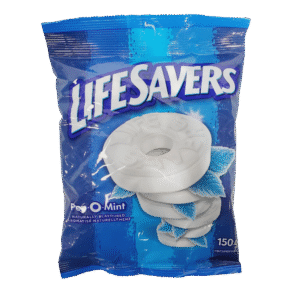 LifeSavers Pep O Mint Peg Bags 150g