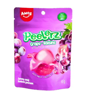 Peelerz Gummy Candy Grape 65g