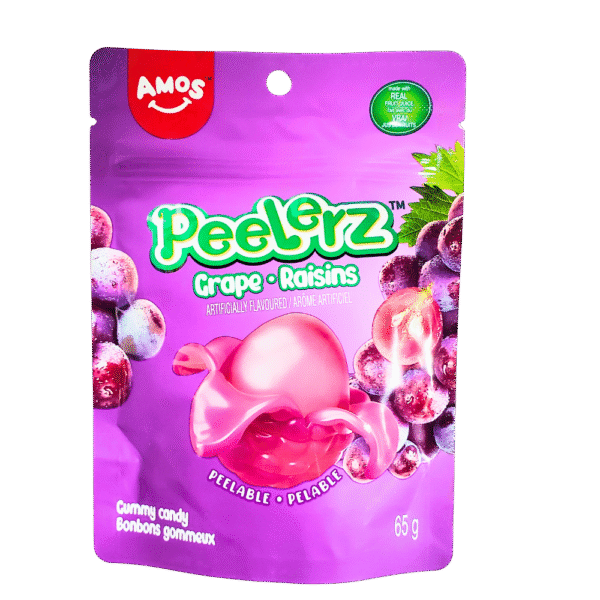 Peelerz Gummy Candy Grape 65g