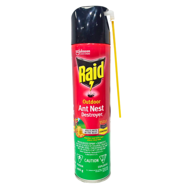 Raid Spray Outdoor Ant Nest Destroyer 400g