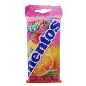Mentos Fruit 4rolls x 37g