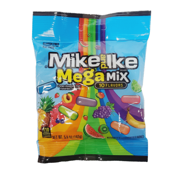 Mike And Ike Mega Mix Peg Bag 141g