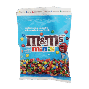 M&m Minis Peg Bag 100g
