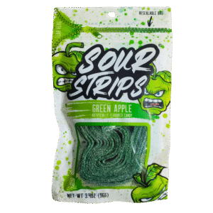 Sour Strips Green Apple 96g