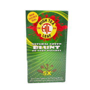 High Tea Natural Green Blunt 5pck 25ct