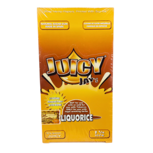 Juicy Jay Liquorice 32 leaves 1-1/4 Size 24ct