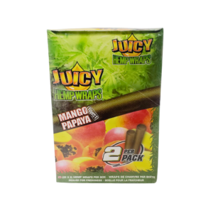 Juicy Hemp Wraps Mango Papaya 2 Pack 25ct