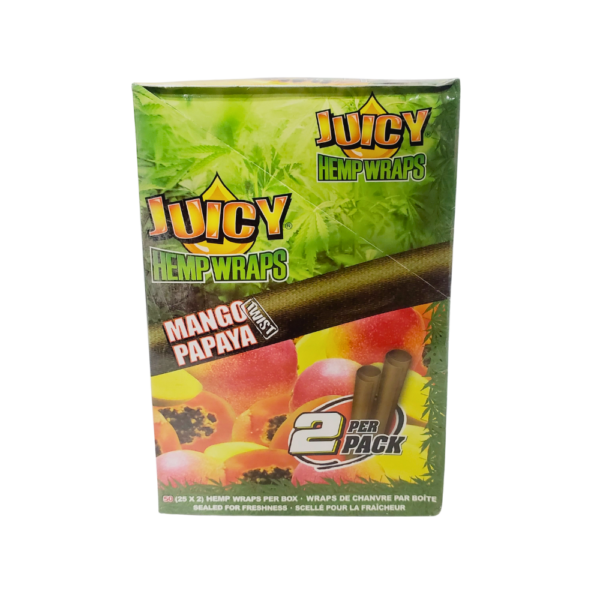 Juicy Hemp Wraps Mango Papaya 2 Pack 25ct