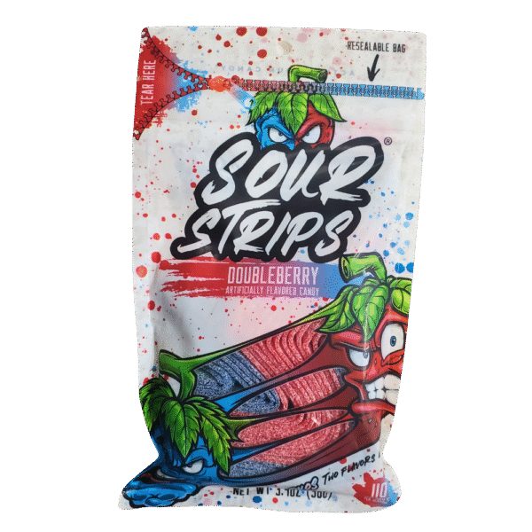 Sour Strips Doubleberry 96g