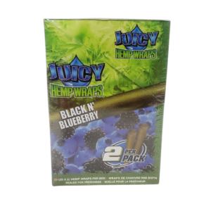 Juicy Hemp Wraps Black N' Blueberry 2 Pack 25ct