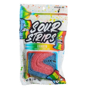 Sour Strips Rainbow 96g