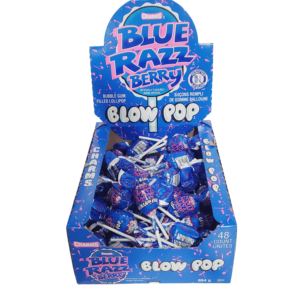Charms Blow Pop Blue Razz Berry 48CT