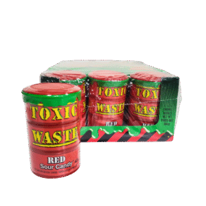 Toxic Waste Red Sour Candy Drums 12x42g
