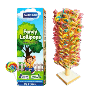 Candy Rush Fancy Lollipops Swirl 150X35g