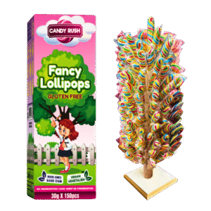 Candy Rush Fancy Lollipops Twisted 150X30g