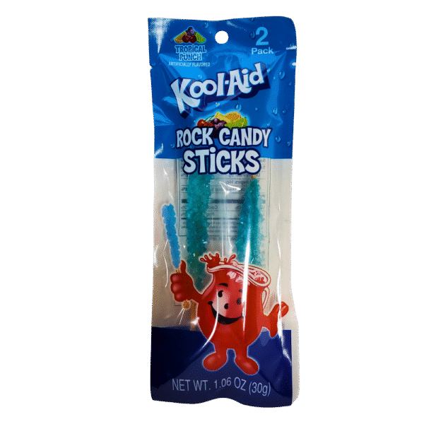 Kool Aid Rocky Candy Sticks Tropical Punch 2pck 12ct