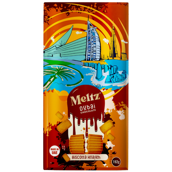 Meltz Dubai Chocolate Biscotta Knafeh 192g