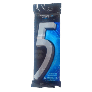 5 Gum Peppermint 15 sticks 3 pack