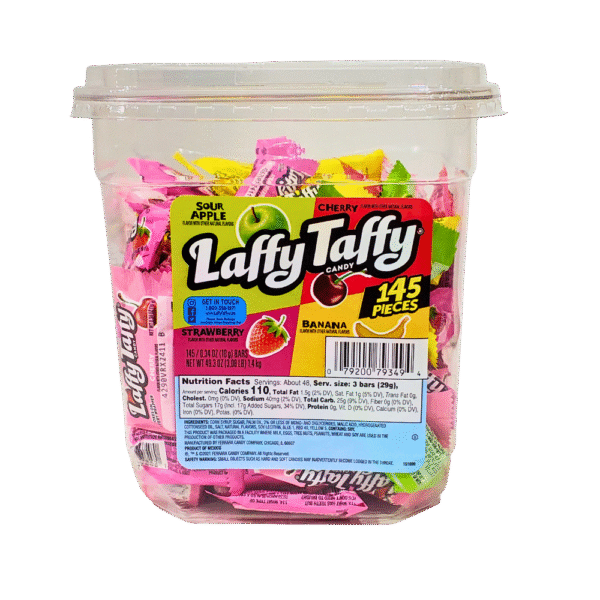 Laffy Taffy Jar 145pc