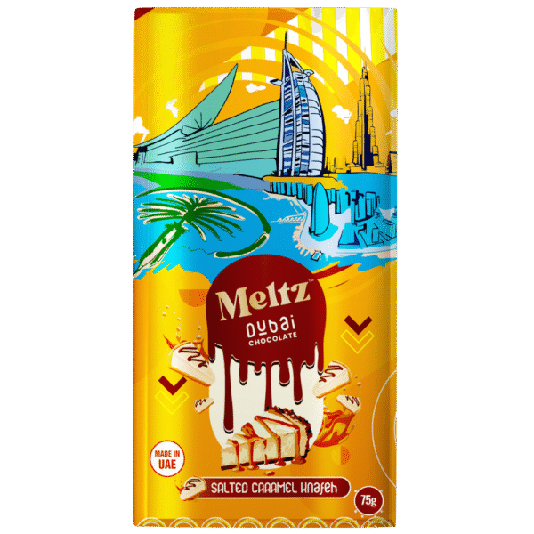 Meltz Dubai Chocolate Salted Caramel Knafeh 75g