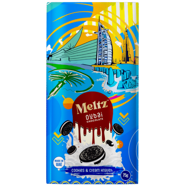 Meltz Dubai Chocolate Cookies & Cream Knafeh 75g