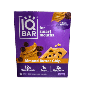 IQ Protein Bar Almond Butter Chip 12X45g