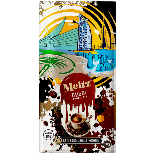 Meltz Dubai Chocolate Espresso Vanilla Knafeh 192g
