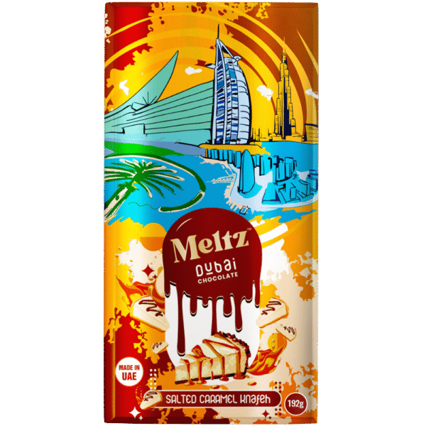 Meltz Dubai Chocolate Salted Caramel Knafeh 192g