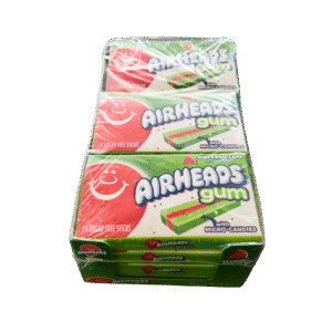 Airheads Gum Watermelon 14 Sticks 12 Pack