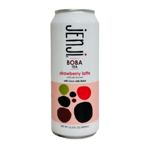 Jenji Boba Tea Strawberry Latte 12x490ml