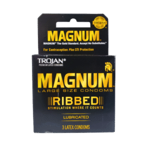 Trojan Magnum Ribbed 3pck 6ct