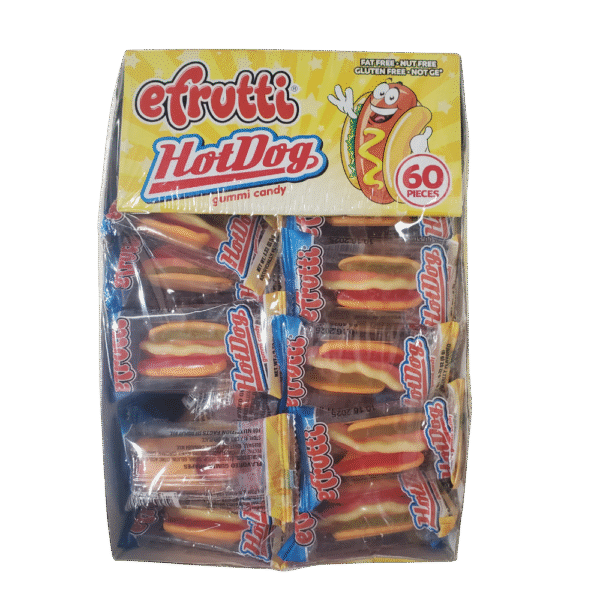Efrutti Gummi HotDog 60ct (Exp: Oct 25)