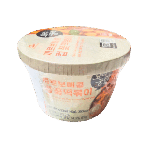 Spicy Carbonara Cup Flower Tteokbokki 140g