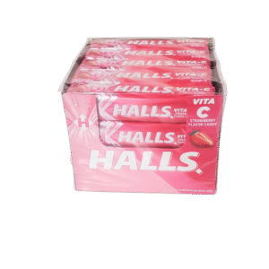 Halls Vita C Strawberry 20ct