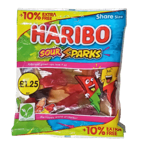 Haribo Sour Sparks 142g