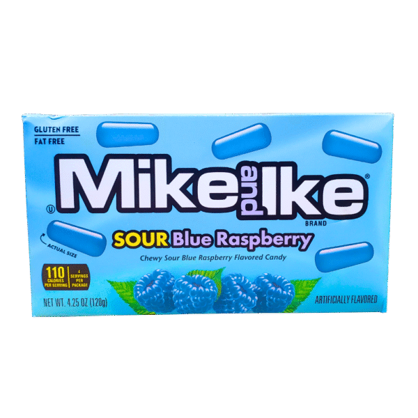 Mike and Ike Sour Blue Raspberry 120g