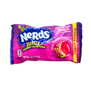 Nerds Juicy Gummy Clusters Strawberry Punch Share 12X75g