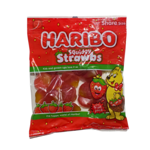 Haribo Squidgy Strawbs 160g